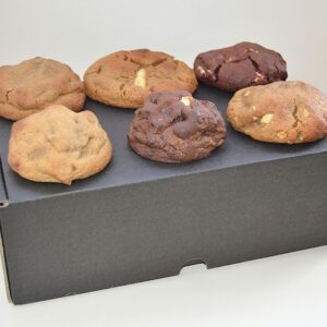 Pack Sweet Cocoa #1 con 6 cookies artesanales Sweet Cocoa: Apple Dream, Reina Roja, Cocoa Lover, La Clásica, La Merengada y Lemon Pie